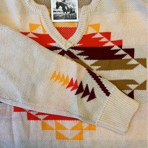 New Yellowstone Aztec Tribal Print Sweater - Brand New - Never been worn